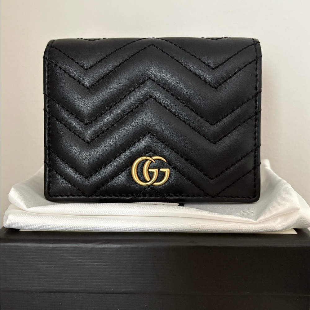Gucci GG Marmont Card Case Wallet